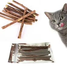 20pcs Pure Natural Catnip Pet Cat Molar Toothpaste Stick Chewing Cleaning Teeth Teeth Cat Toys Snacks Sticks Pet Cat Supplies