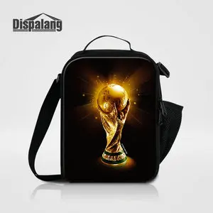 Dispalang футбольные мячи рюкзак с принтом для мальчиков крутые баскетбольные мячи футбольные мячи Тепловой Пищевой обеденный мешок для студентов мужской ланчбокс для пикника