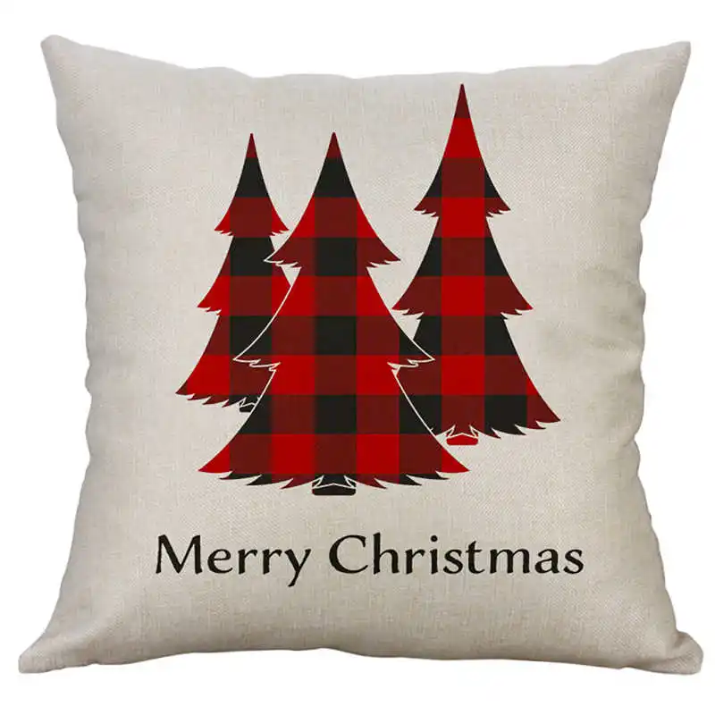 Рождественская кровать домашний чехол для подушки декоративные Чехлы для подушек вышитые 40*40 хлопок#2n7