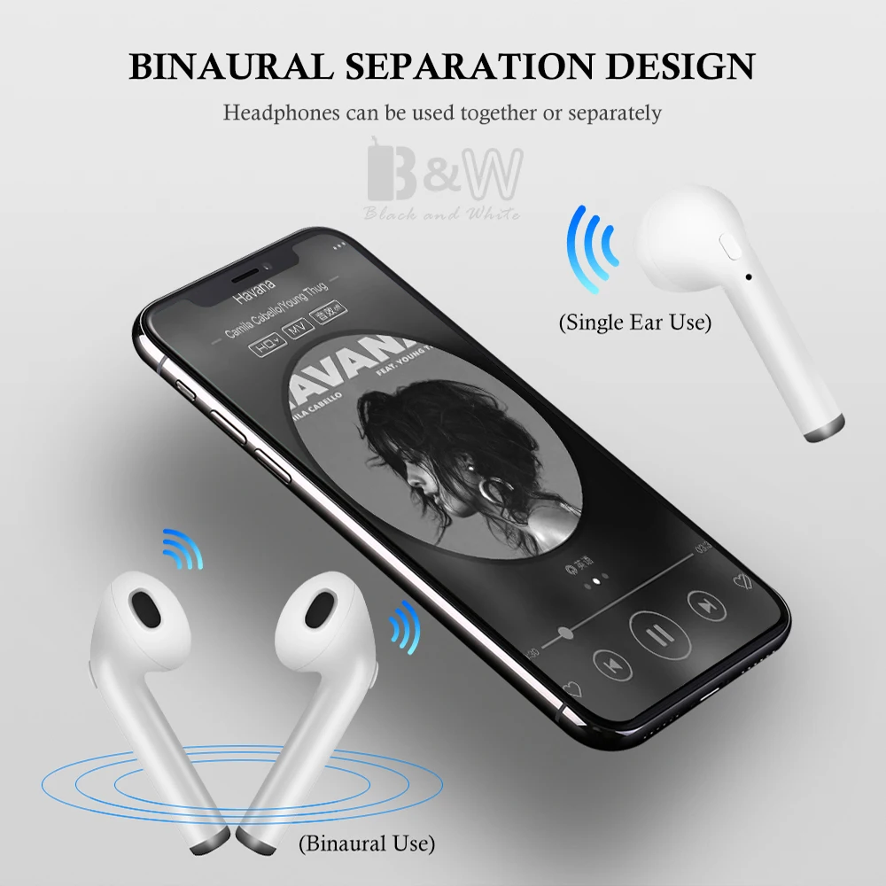 I7s TWS мини беспроводной Bluetooth для наушников стерео вкладыши гарнитура с зарядным