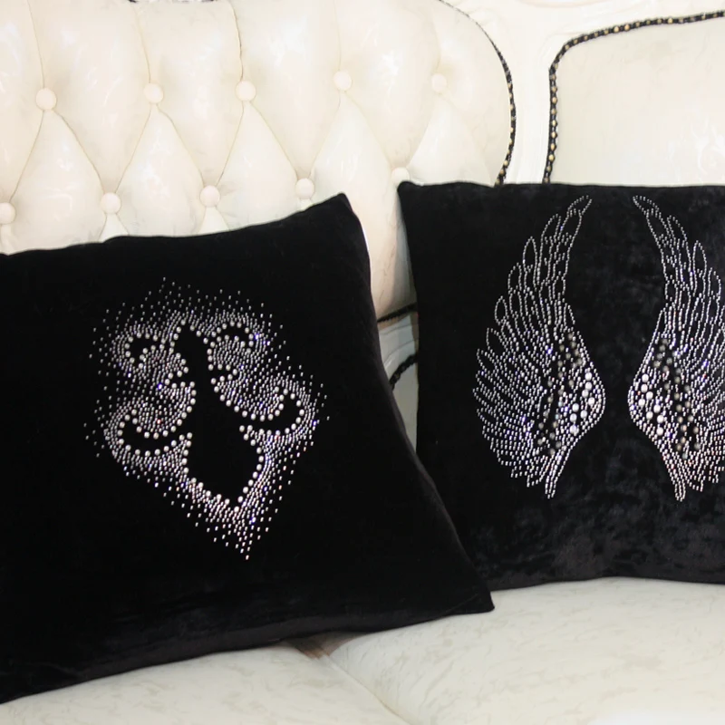 

Upscale Luxury Velvet diamond pillow pillow cushion Home decoration sofa cushions Car Cushion