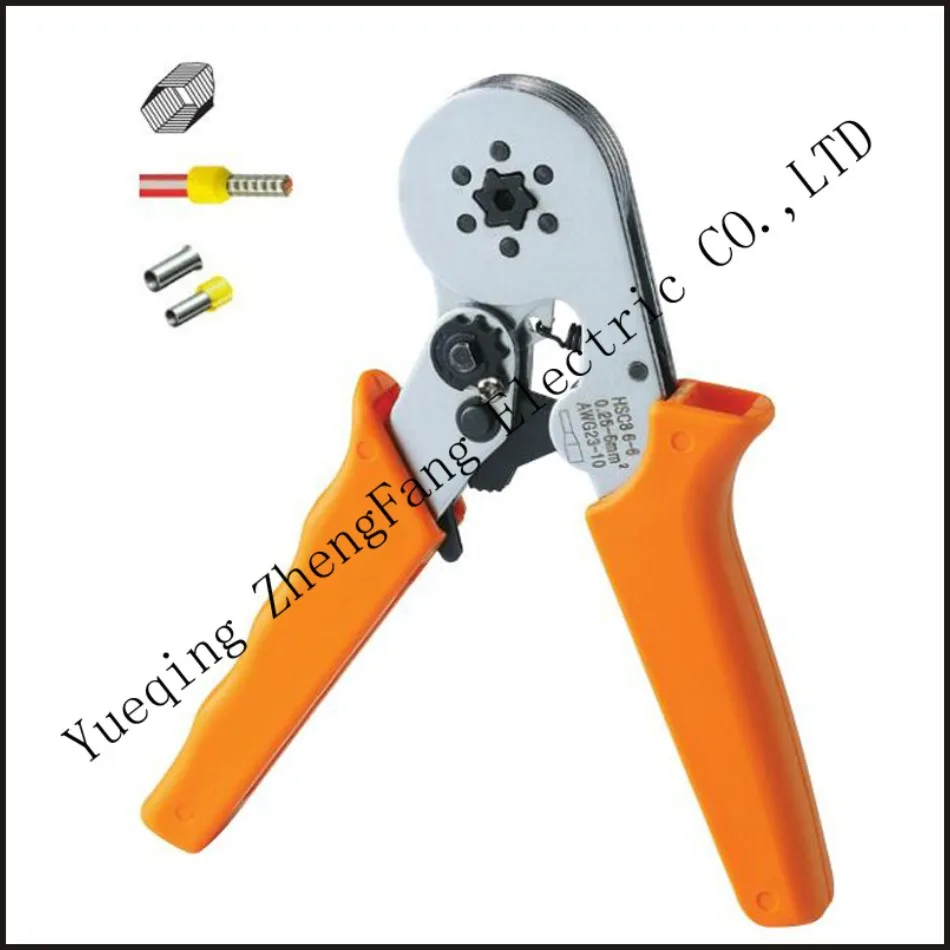 

mini-type self-adjustable crimping plier fasen tool AWG0.25-6mm Hand tools HSC8 6-6 Special pipe clamp Tweezers Knife