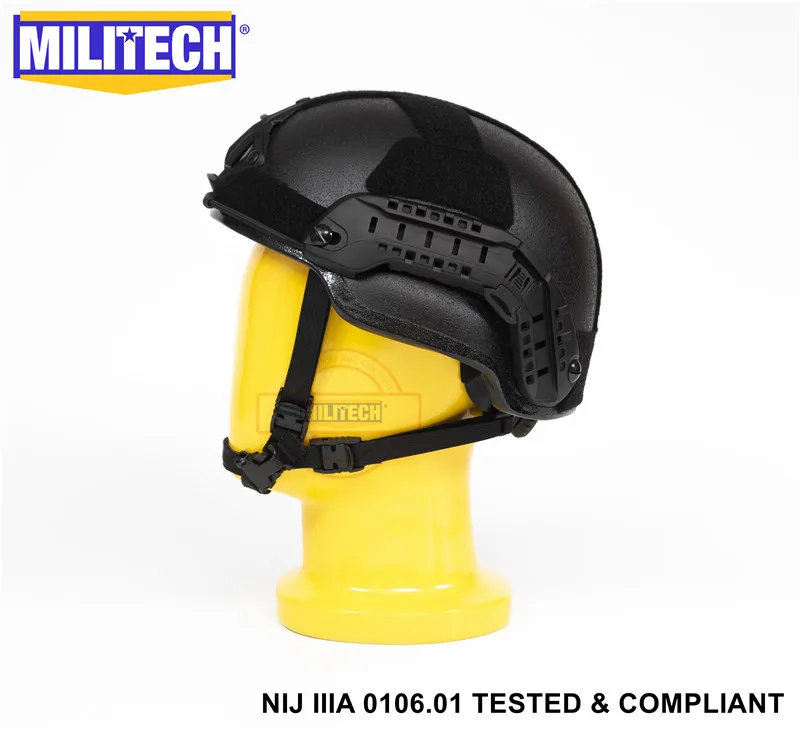 ISO сертифицированный NIJ уровень IIIA 3A Militech BK дуга средней огранки пуленепробиваемый Sentry XP арамидный баллистический шлем с 5 лет гарантии