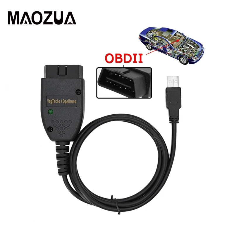 

VAG TACHO 3.01+ Adapter for Opel Immo Reader Interface Auto Diagnostic Tool OBDII Code Scanner Cable