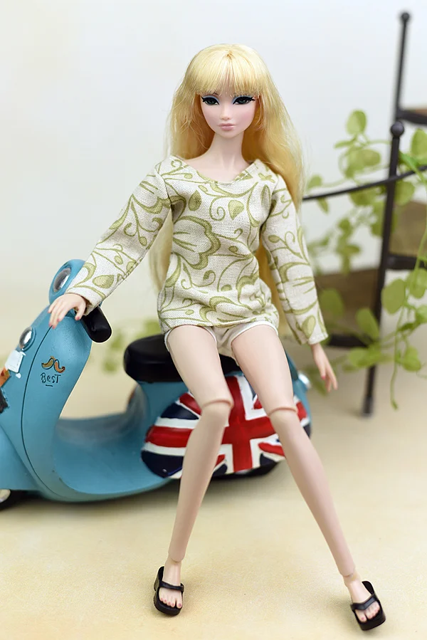 Туманно красоты кукла одежда Штаны Топ для Барби 1:6 куклы BBI970