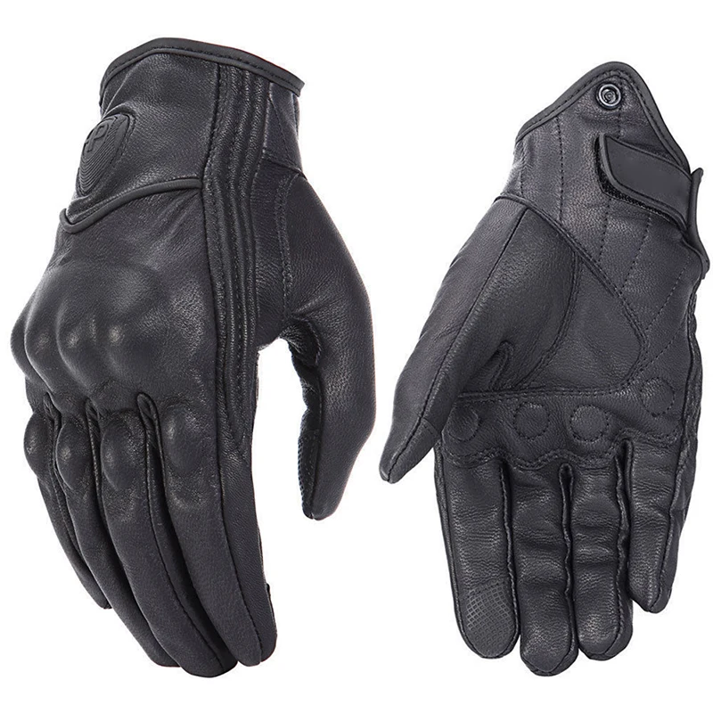 1pair Retro Pursuit Perforated Real Imitation leather Motorcycle Gloves Moto Waterproof Gloves Protective Gears Motocross Gloves 1pair Retro Pursuit Perforated Real Imitation leather Motorcycle Gloves Moto Waterproof Gloves Protective Gears Motocross Gloves