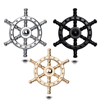 

Ship Helm Rudder Styling Pendant Badge Emblem Car Decoration For Hyundai Volvo Honda Civic Buick Mercedes Mazda Opel Peugeot