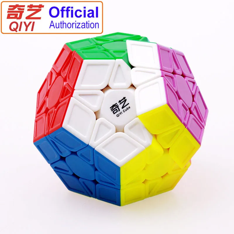 QIYI марка Magic Cube Profissional Megaminx Magic Cube конкурс Скорость Логические Кубики Игрушки для мальчиков Для детей Cubo Magico