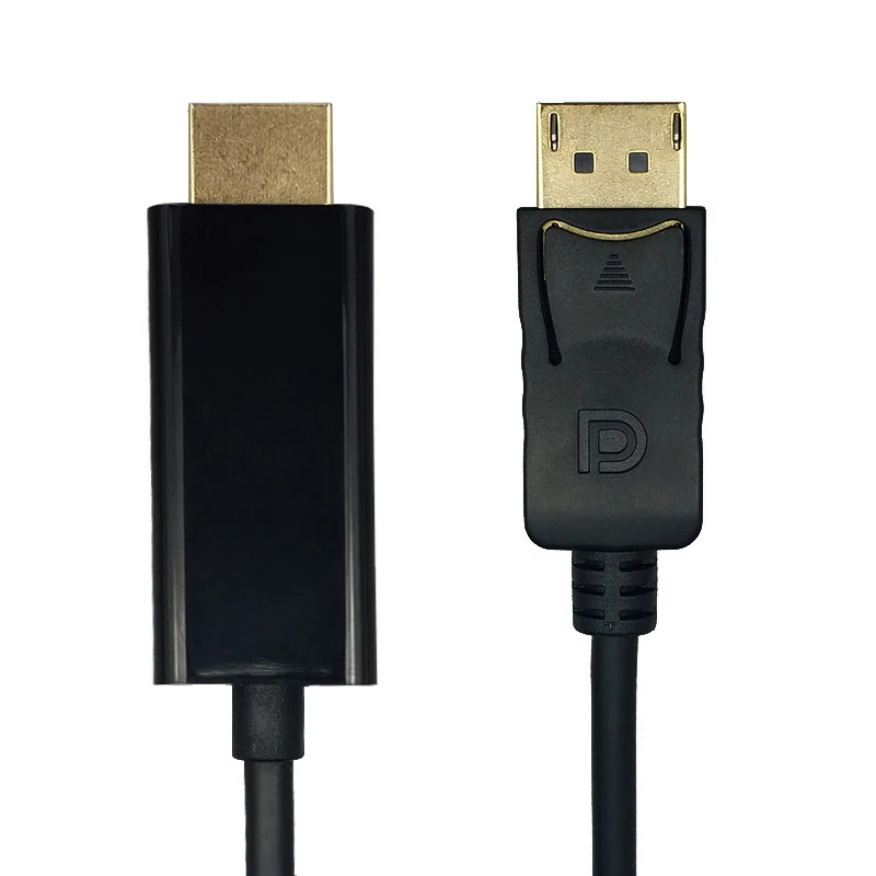 Trumsoon DisplayPort DP to HDMI Adapter Male to Male Converter Cable Support 1080P for PC Laptop HDTV Projector