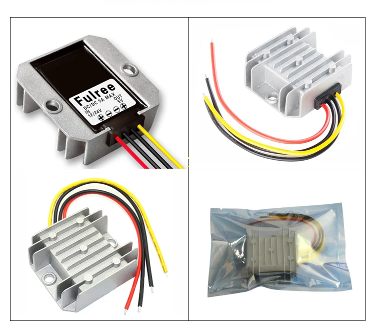 Дропшиппинг 12 В 24 В до 5 В 5A 10A 50 Вт DC понижающий светодиодный Автомобильный дисплей Преобразователь мощности 12 В до 5 В 50 Вт понижающий модуль