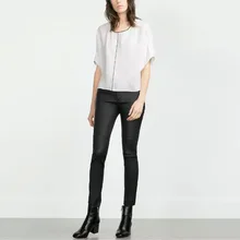 Top Design Nice font b Women b font Tops Contrast Color Kimono font b Blouses b