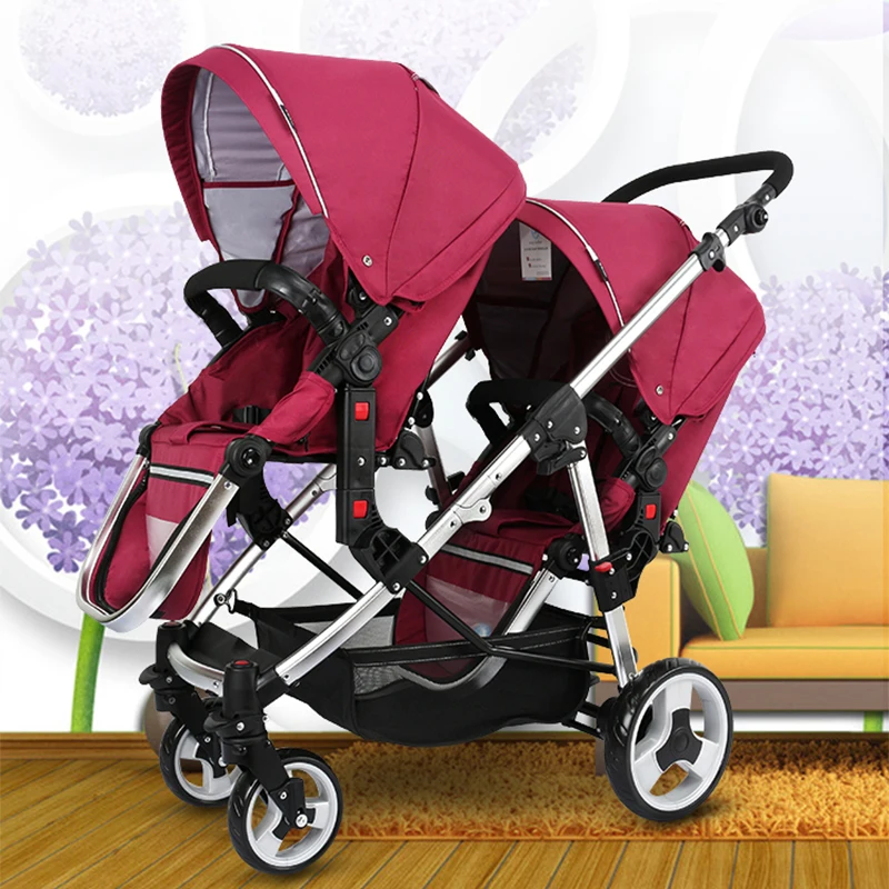 stroller kembar depan belakang