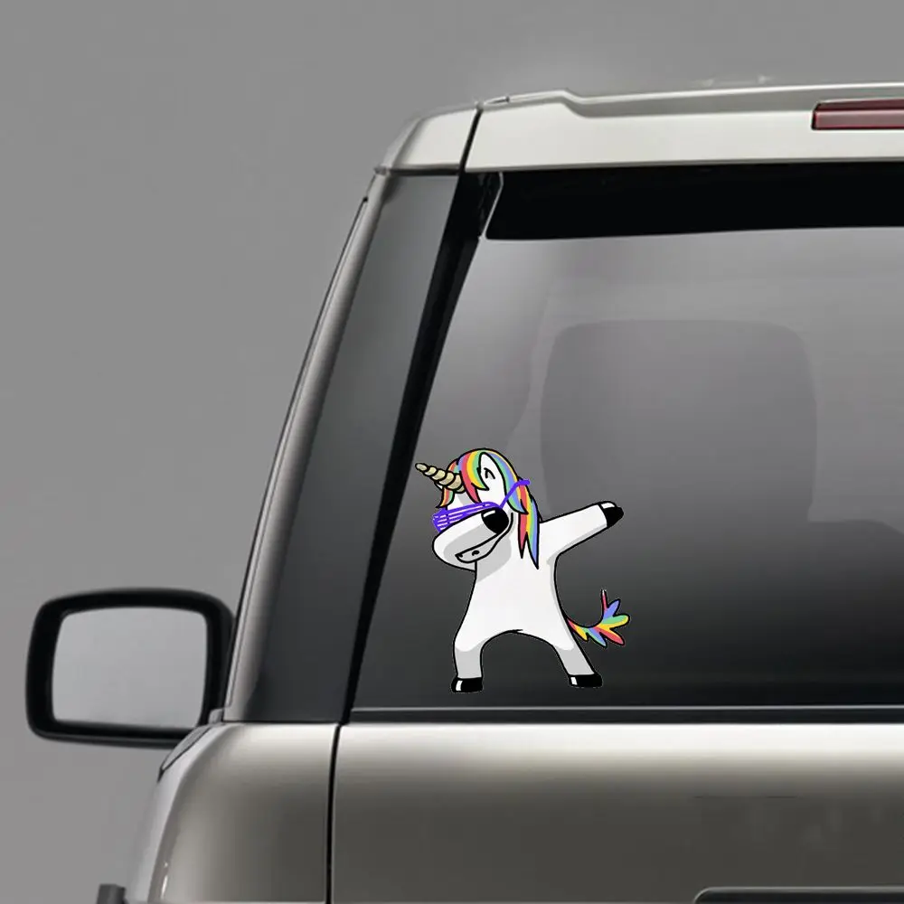New Lovely Unicorn Car Vehicle Sticker Styling Cartoon Decals Vinyl Waterproof Reflective