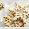 Cookie Moulds 3D Fondant Christmas Snowflake Biscuit Cutter Stainless Steel Pastry Accessories DIY Gingerbread Cookie Tools Mold ► Photo 2/6