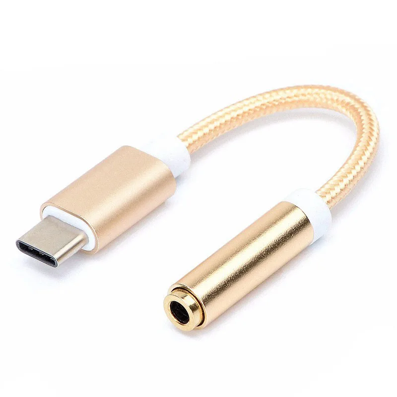 EGRINCY USB Type C To 3.5mm Adapter Cable Headphone Earphone Jack Aux