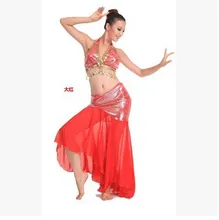 Free-shipping Belly Dance Wears for Stage Show Dancing nice design Top&Skirt set dress for all Dancers hot-selling