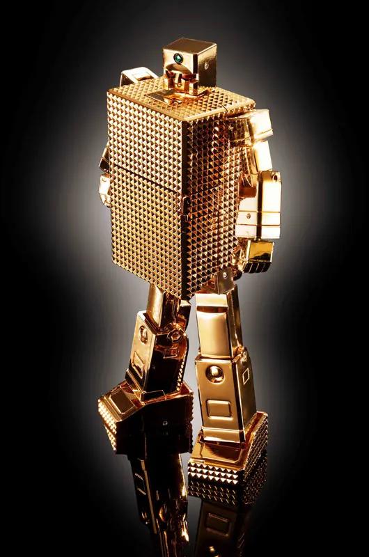 Bandai душа Chogokin GX-32G24 фигурка-Gold Lightan 24k покрытие золотом отделка "золотой воин золотой свет"
