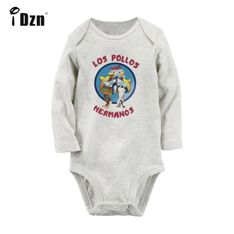 

Funny LOS POLLOS HERMANOS Breaking Bad the chicken brothers Newborn Baby Bodysuit Toddler Long Sleeves Onsies Jumpsuit Clothes