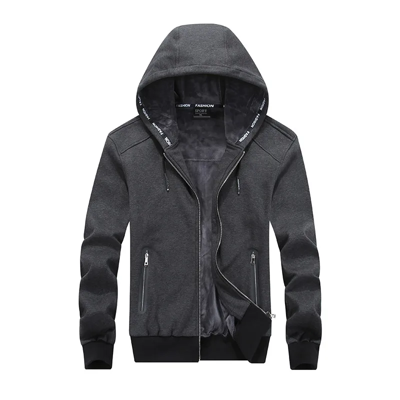 Новая мужская куртка большого размера L 6XL 7XL 8XL весенне осенняя модная с капюшоном