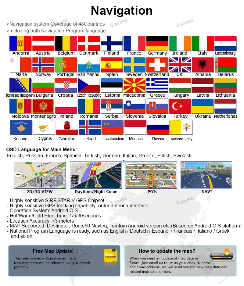 Flash Deal A-Sure 7 Inch 2 Din Android 9.0 Car Auto Radio GPS DVD Player Sat Stereo Navigation For BMW E46 1998-2006 M3 DAB+ 32GB ROM 34 Flash Deal A-Sure 7 Inch 2 Din Android 9.0 Car Auto Radio GPS DVD Player Sat Stereo Navigation For BMW E46 1998-2006 M3 DAB+ 32GB ROM 34