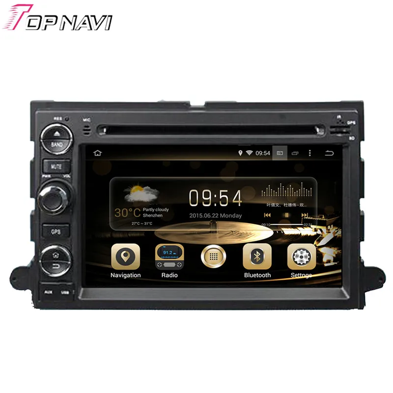 Topnavi четырехъядерный Android 6 0 Автомобильный DVD для