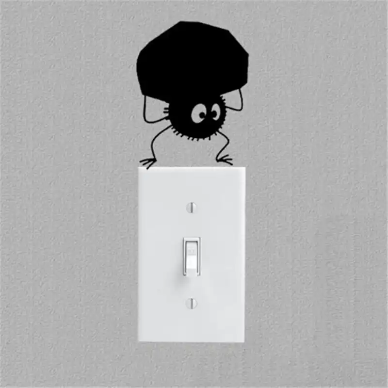 1pc Bonito Pedras De Elevacao Pelucia Engracado Adesivo Diy Papel Parede Adesivos Arte Decoracao Mural Quarto Decoracao Para Casa Aliexpress