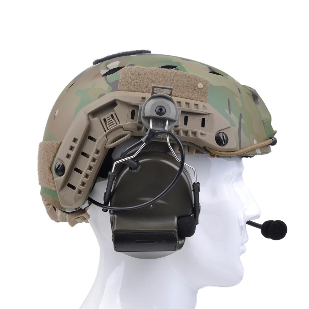 Z-Tactical Helmet Rail Adapter Set for Comtac I/II Headset ACU Foliage Green FG 
