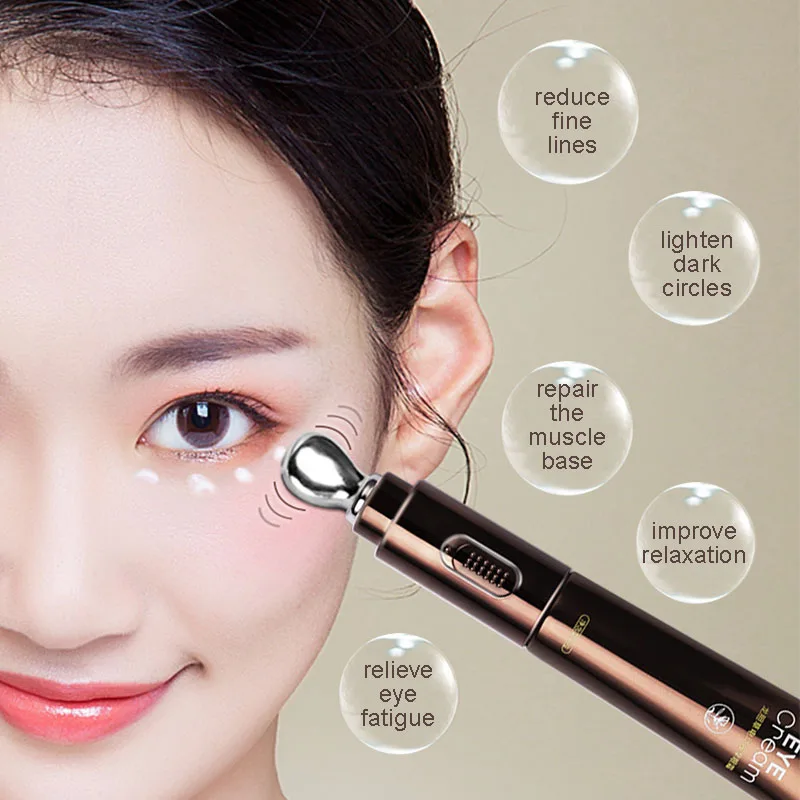 

Professional Electric Massager Eye Cream Collagen Anti Wrinkle Cream Face Dark Circles Remover Skin Care Machine Eye Serum