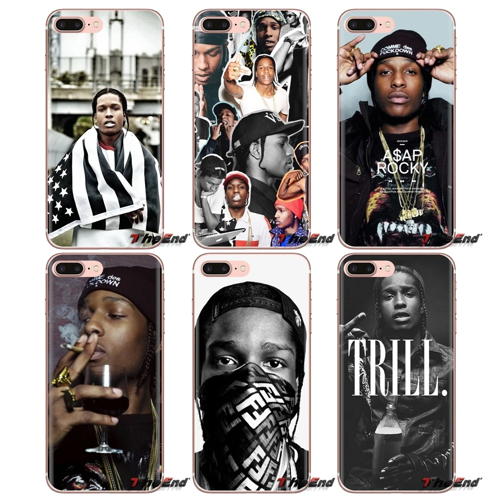 

For iPod Touch Apple iPhone 4 4S 5 5S SE 5C 6 6S 7 8 X XR XS Plus MAX Silicone Phone Bag Case A Ap Asap Rocky gold teeth collage