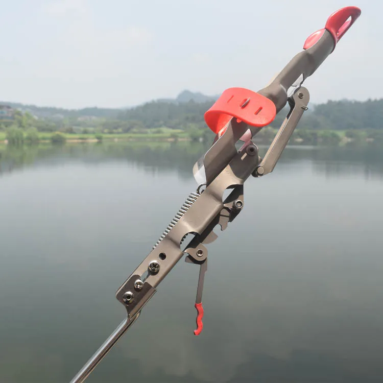 Ferramentas de Pesca Nova Geração Primavera Ventress Inoxidável Automático Titular Útil Mar Pesca Montagem Enfrentar Aço 2 Varas de pescar