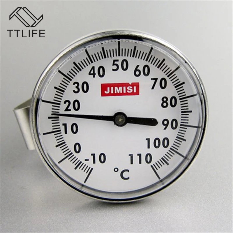 TTLIFE термометр с зондом из нержавеющей стали для вспенивания молока Кофе Чай Питьевая печь для приготовления барбекю Кухонный Термометр инструмент для приготовления пищи