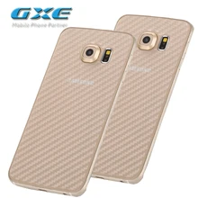 3D Carbon Fibre Skin Sticker (Not Tempered Glass,Not Matte Glass)Back Film For Samsung Galaxy S8 S7 S6 S5 S4 S6edge Plus S7edge
