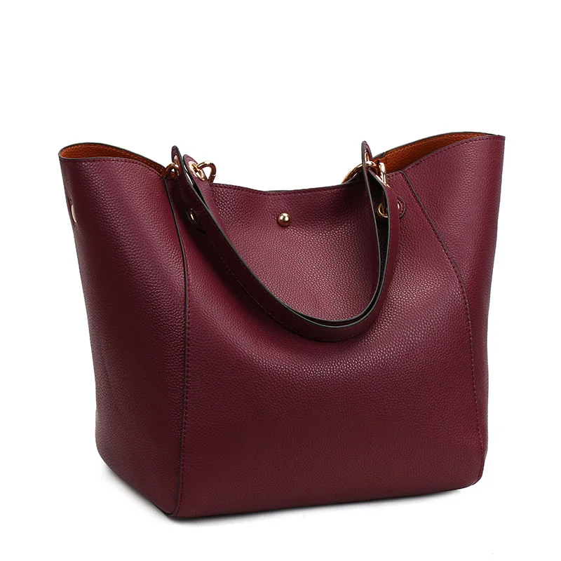 purple red shoulder bag