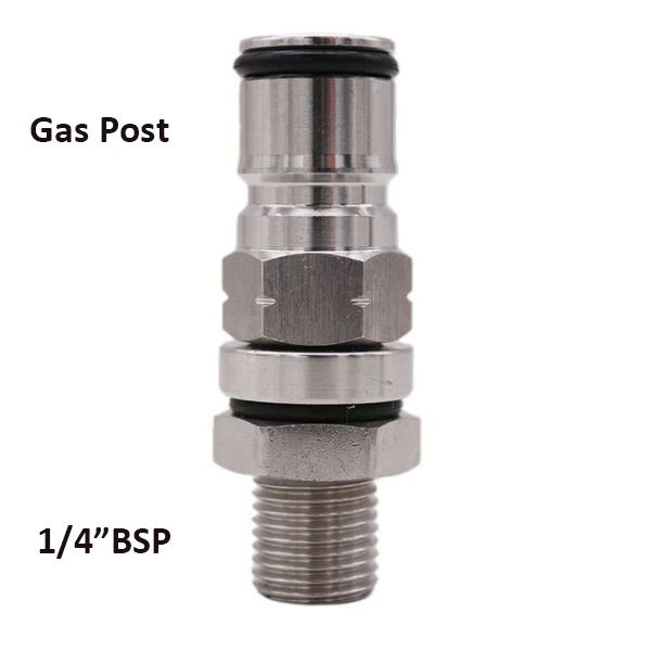 GAS BSP Homebrew 19/32-1" UNF шариковый замок с 1/4 дюймовой резьбой в сборе шариковый замок с 1/4 дюймовой перегородкой - Цвет: GAS BSP
