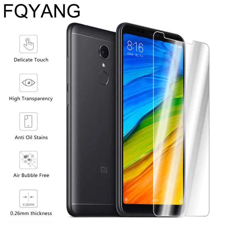 FQYANG 2PS закаленное стекло для REDMI NOTE 5A 5 PRO 5X 6 6X 6A 6C S2 Y2 Защитная пленка экрана премиум