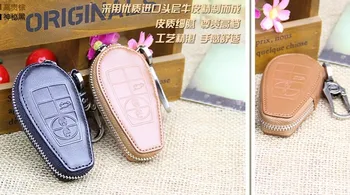 

Genuine PU Leather Car Remote Key Bag /Key Wallet Case Holder Cover For Dodge Journey Chrysler 3 Button Smart KEY BAG
