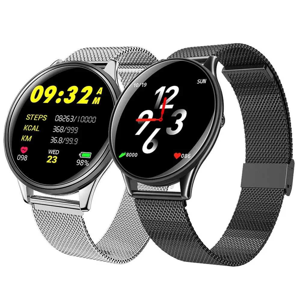 

2019 SN58 Waterproof Mesh Strap Sports Fitness Tracker Heart Rate Smart Bracelet