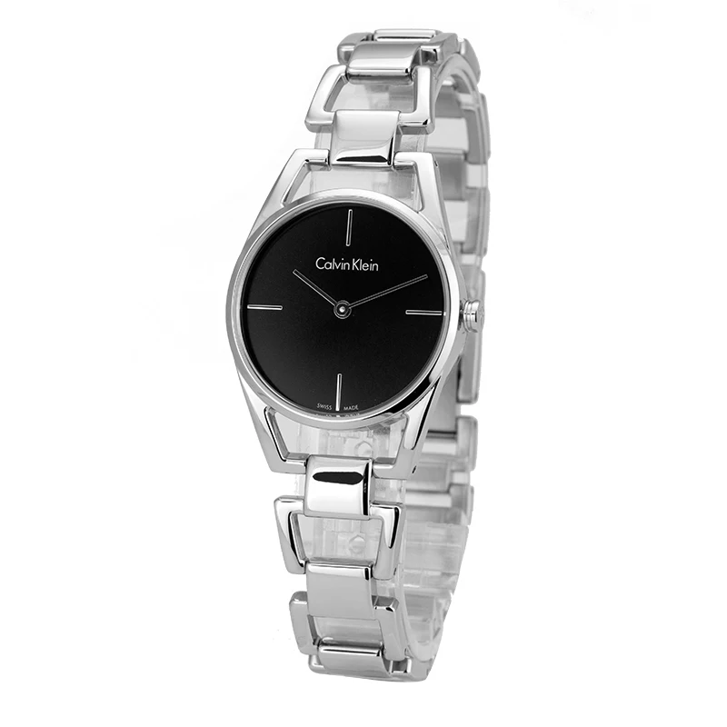 

CalvinKlein DAINTY series Simple black quartz ladies watch K7L23141