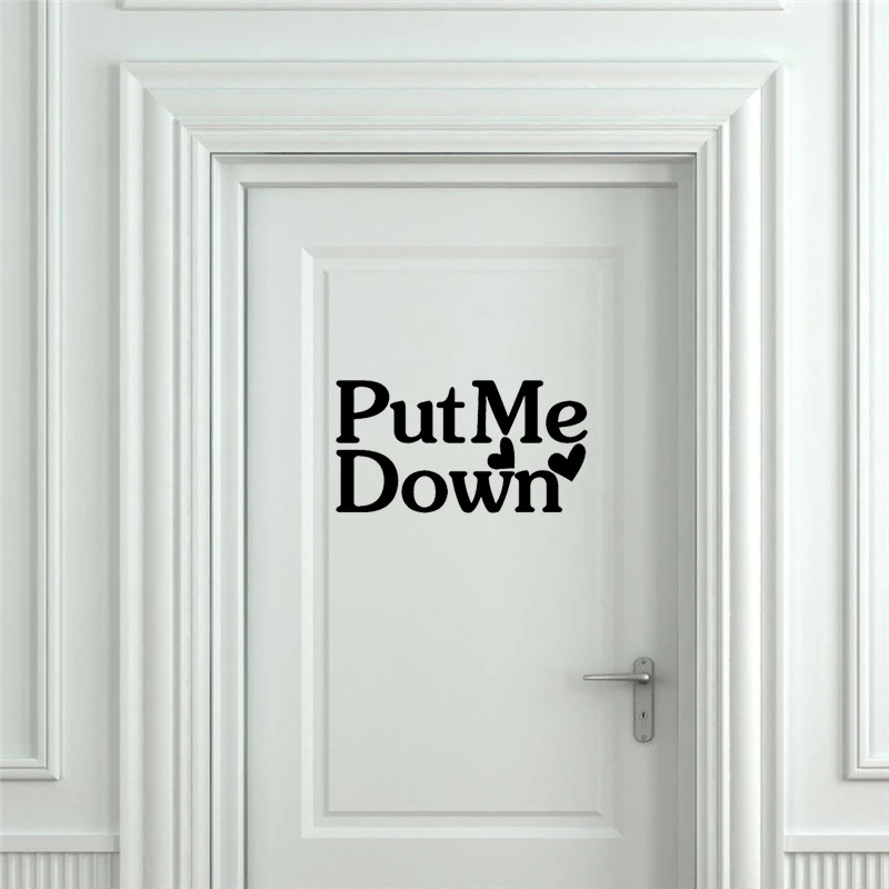 PUT ME DOWN наклейка для сиденья унитаза наклейка светящаяся наклейка s Декоративные сиденья на унитаз крышка наклейка наклейки для ванной в продаже