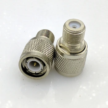 TNC to F type Connector adapter TNC Male to F Female metric system Connector 10pcs/lot scut iec320 to type f