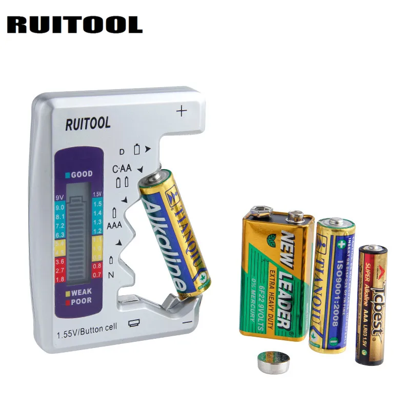 Digital Battery Tester Universal Battery Capacity Tester For AA/AAA/1