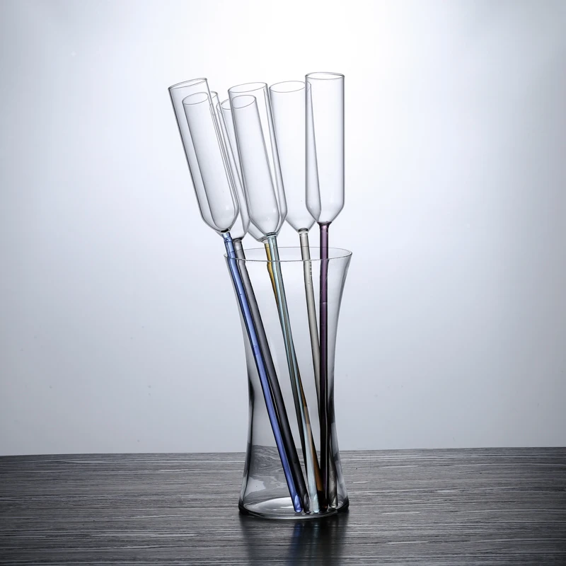 Креативная современная стеклянная цветная пляжная чашка бокал для шампанского es коктейльный стеклянный бар отель KTV Досуг WF529919