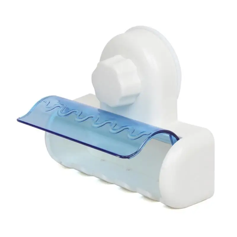 

5 Toothbrush Holder Stand Rack With Cover Plastic Dustproof Toothbrushes Organizer with Suction For Home Bathroom20