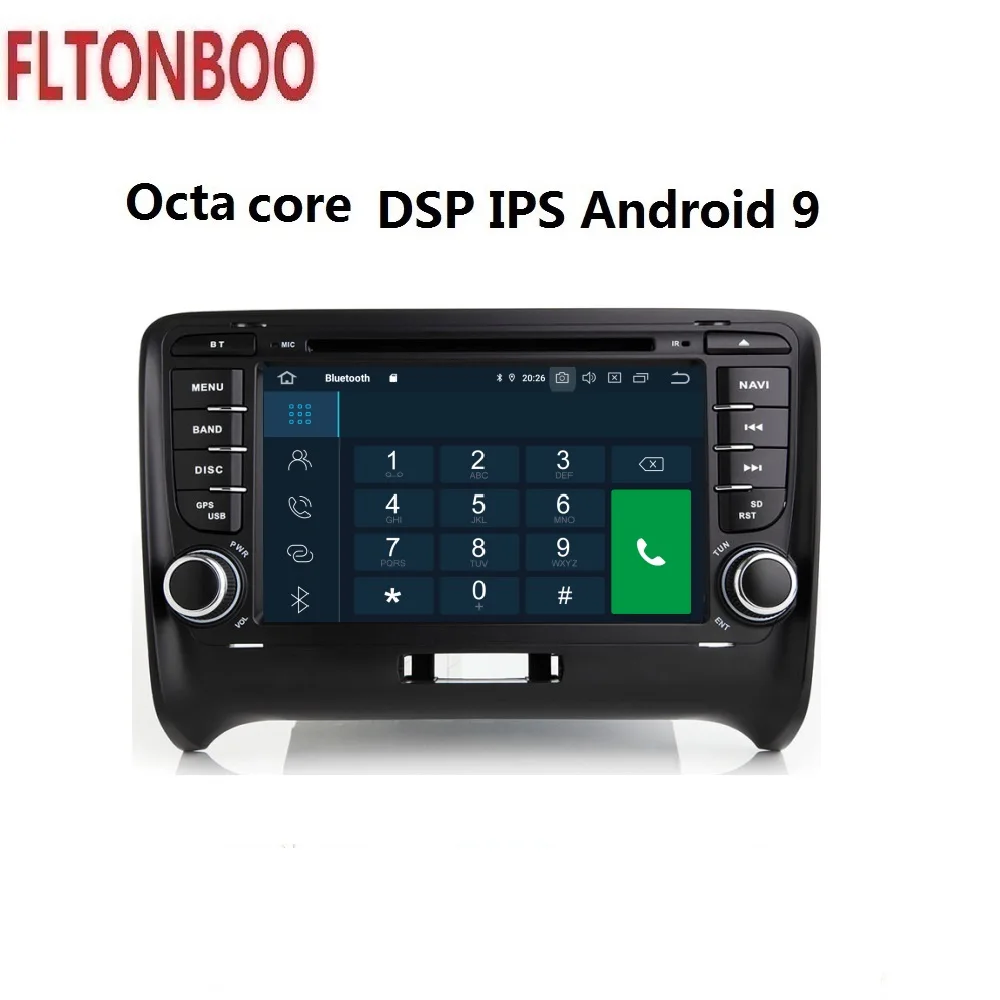 Flash Deal 7" Android 9 for AUDI TT 8J MK2 2006-2012 car DVD gps navigationi,3g,4GB RAM,DSP,octa core,touch screen,steering wheel,canbus 5