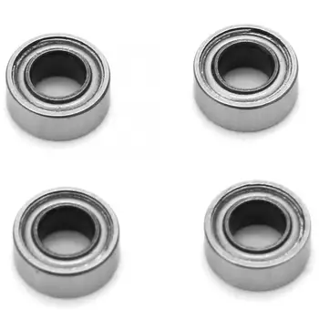 

4Pcs SMR63ZZ Stainless Steel Single Row Ball Bearing Thickness Deep Groove miniature bearing rodamientos 3x6x2.5mm