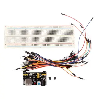 

MB-102 MB102 Solderless Breadboard + Power Supply + Jumper Cable Kits For Arduino