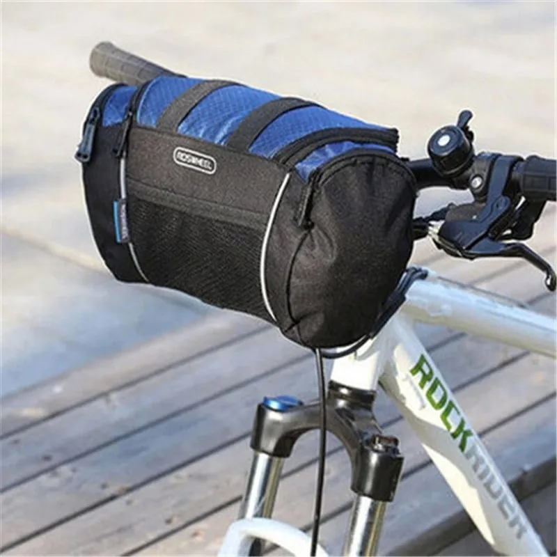 Cheap MTB Mountain Road Bike Bags Handlebar Bar Bag Front Portable Handlebar Basket Bike Bags Multi-use Bicycle Accessories BG0006 7