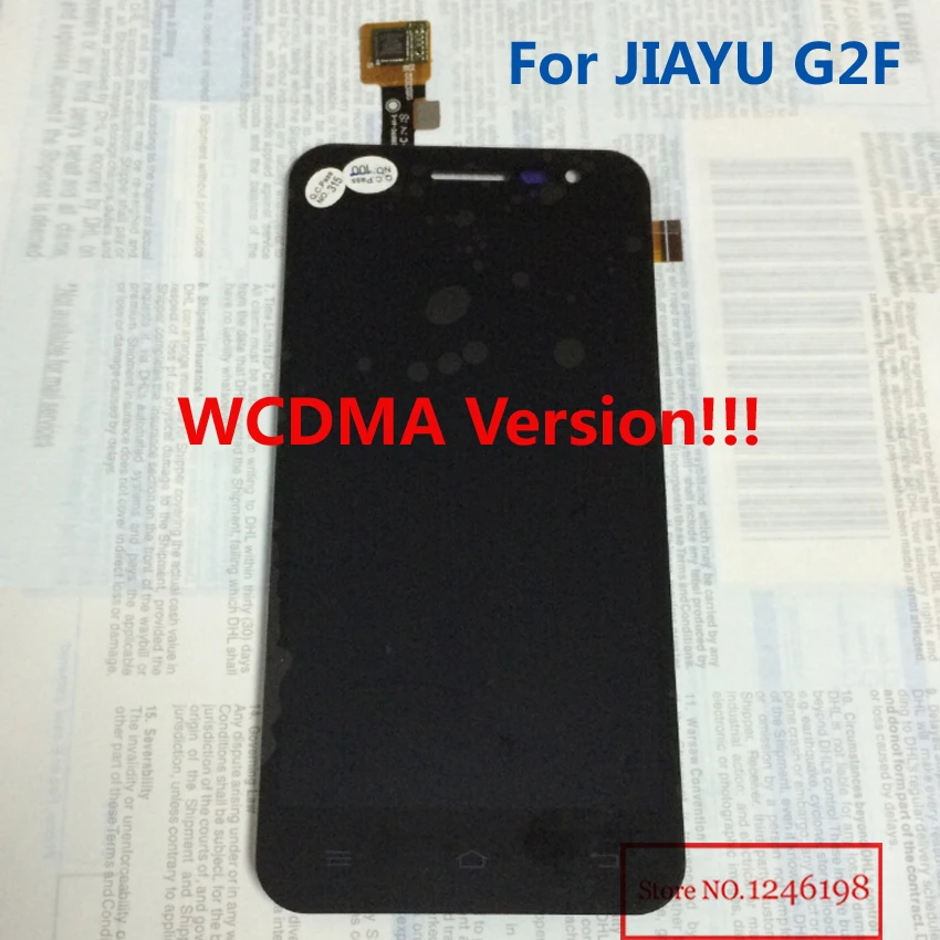 WCDMA Only !!! Black g2f Full LCD Display Touch Screen Assembly For JIAYU G2F Mobile Phone Replacement Parts