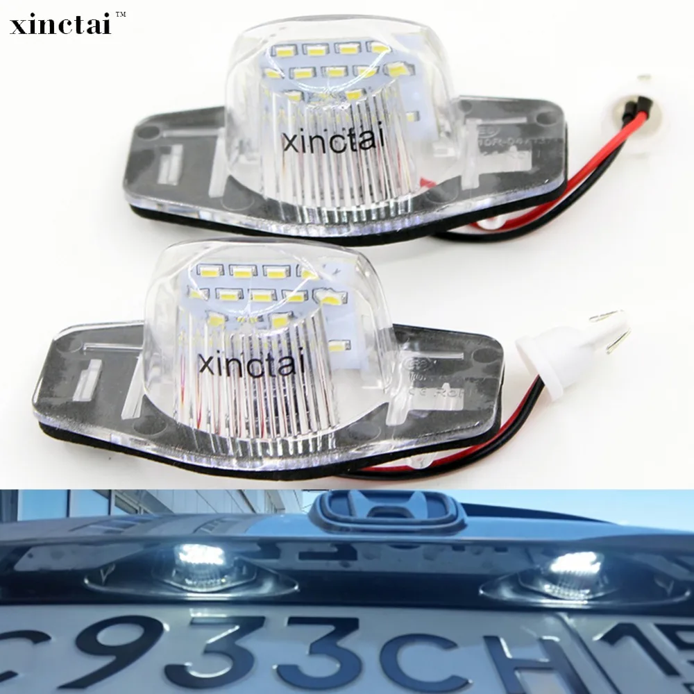 

2PCS No Error Canbus LED Number License Plate Light For Honda Jazz Fit CRV Crosstour FR-V/Edix HR-V Insight Odyssey Stream