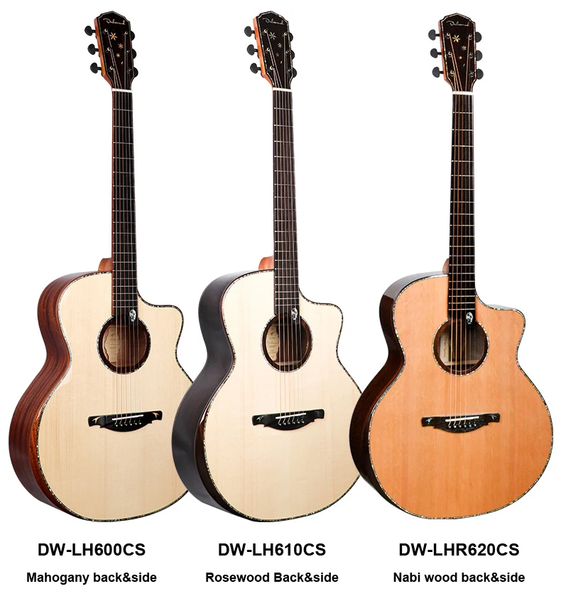 Dadarwood DW lH610CS твердой верхней акустической гитары ra акустика|Гитара| |